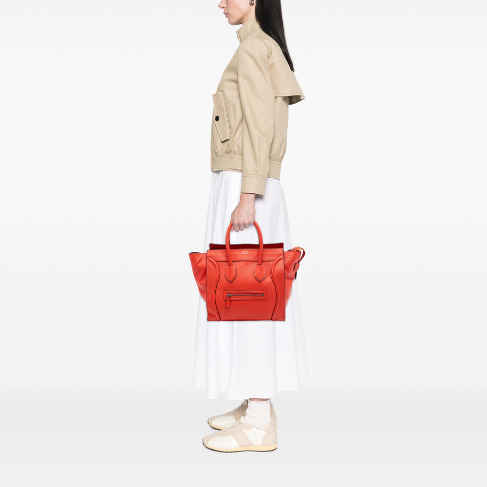 Pre-Loved Celine Mini Leather Luggage Tote - Picture 7 of 7